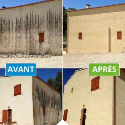 Peinture de façade sur la commune de brignole