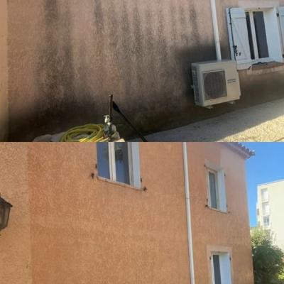 Nettoyage de façade  sur la commune de hyères