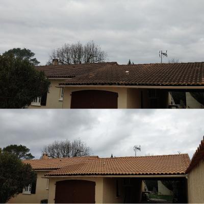 Nettoyage de toiture  sur la commune de rocbaron