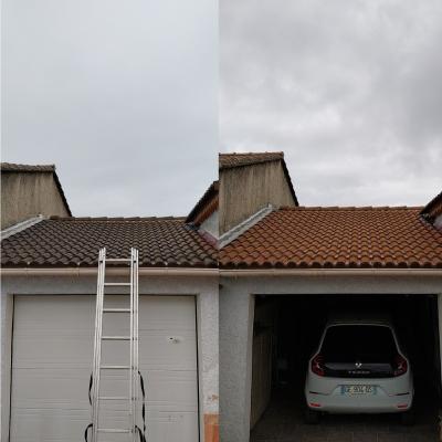Nettoyage de toiture sur rocbaron