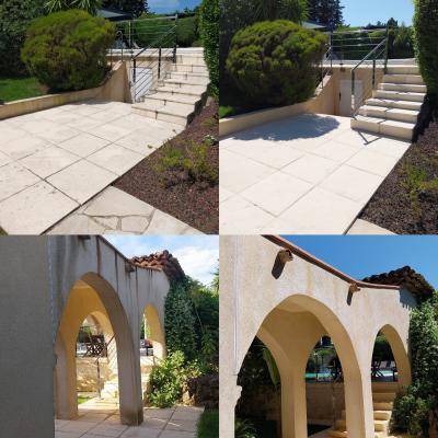 Nettoyage de dallages et façade 