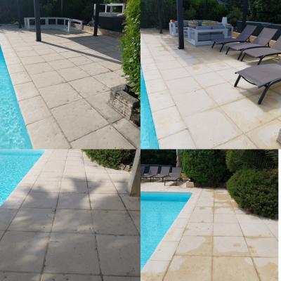 Nettoyage de dallages 