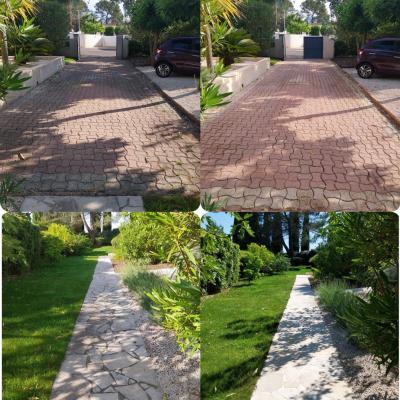 Nettoyage de dallages sur la commune de la bouverie